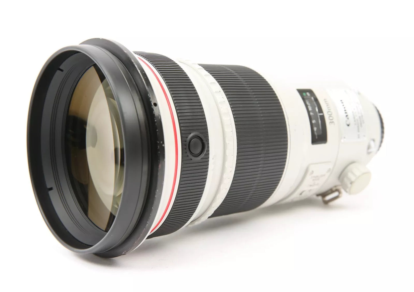 Canon EF 300mm f/2.8L IS II USM Lens with Both Caps, Hood and Neck Strap