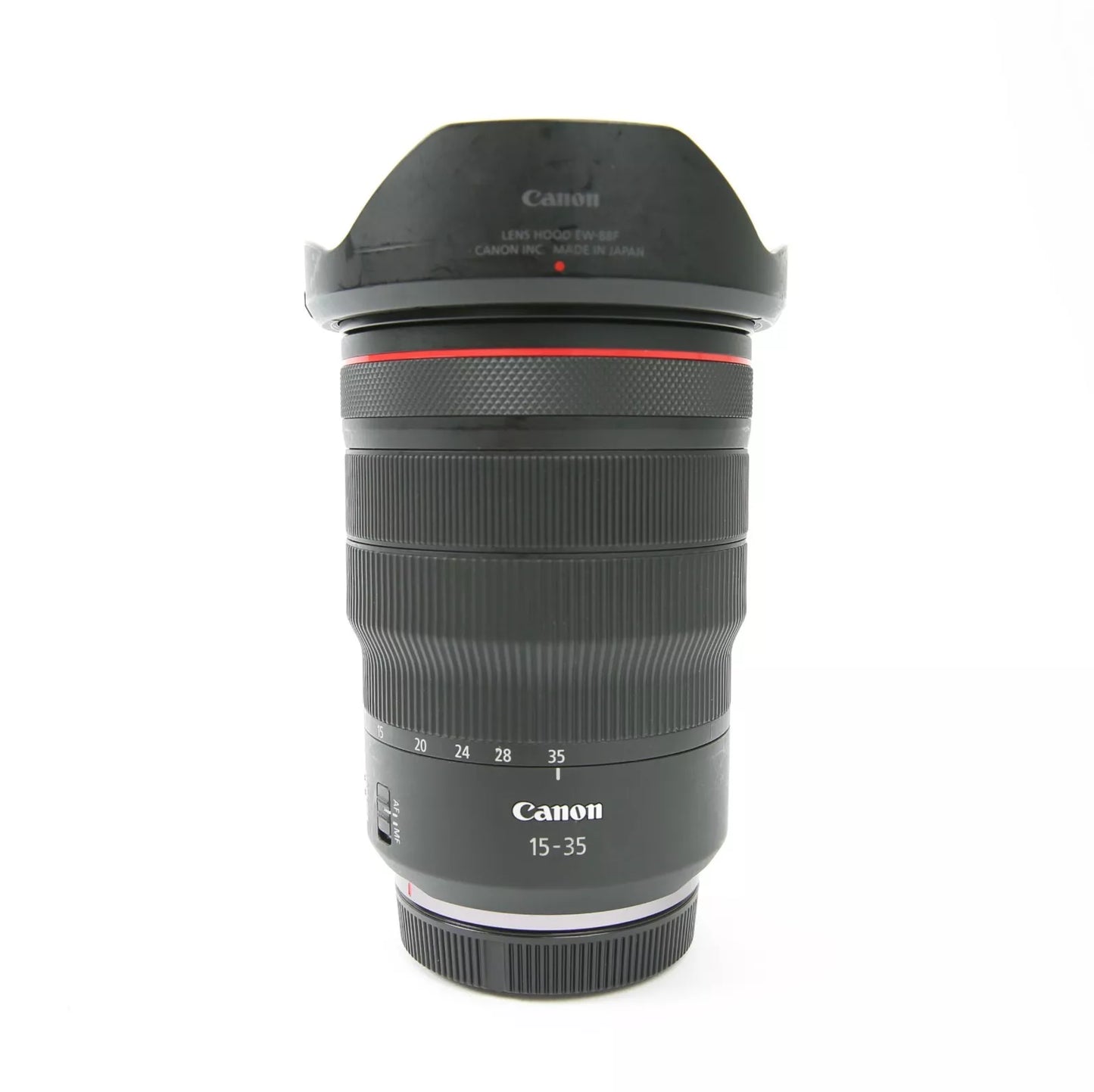 Canon RF 15-35mm f/2.8 L IS USM Lens with Both Caps, Hood & Pouch