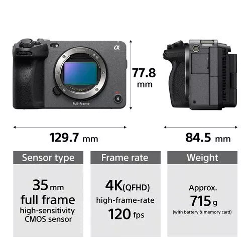 SALE Sony FX3 Full-Frame Cinema Line Camera (ILME-FX3)